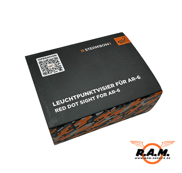 STEAMBOW AR-SERIES -Rotpunktvisier /Red Dot, Alu