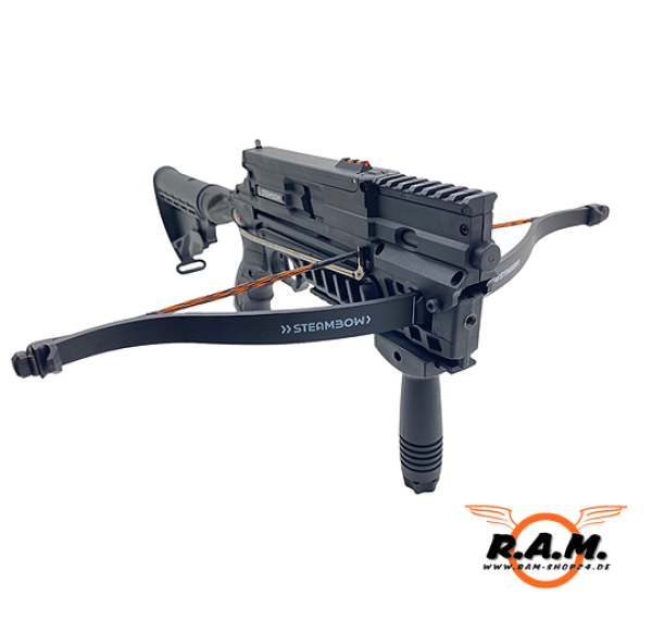 Steambow AR-6 Stinger II Tactical Set inkl. 6 Pfeile und Ersatzsehne