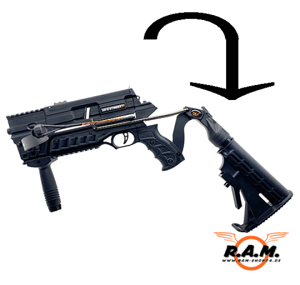 Steambow AR-6 Stinger II Tactical Set inkl. 6 Pfeile und Ersatzsehne