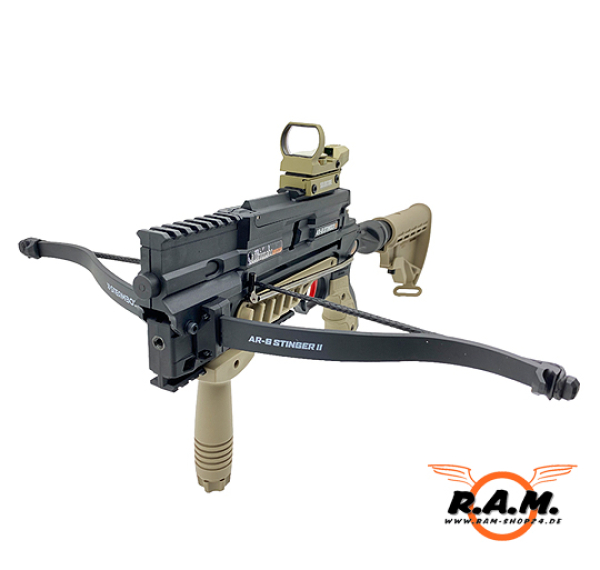 Steambow AR6 Stinger II Tactical ULTIMATE EDITION Bicolor Tan Komplettset