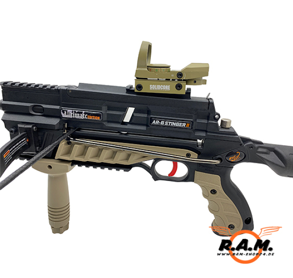 Steambow AR6 Stinger II Tactical ULTIMATE EDITION Bicolor Tan Komplettset