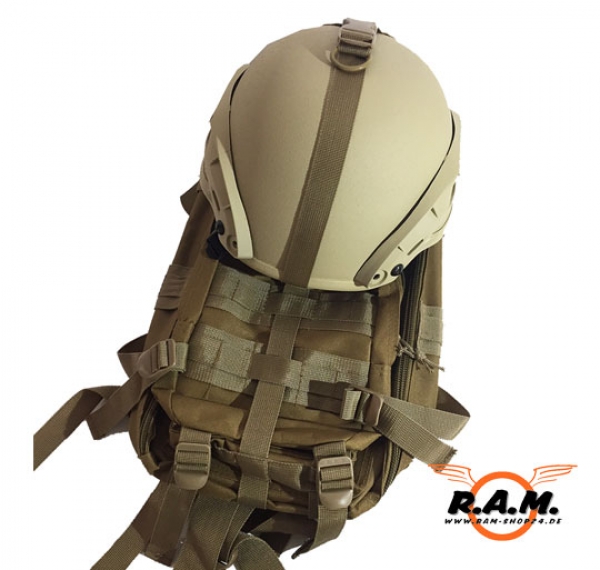 Original CARMATECH SAR12C Rucksack / Futteral Farbe TAN/ Desert