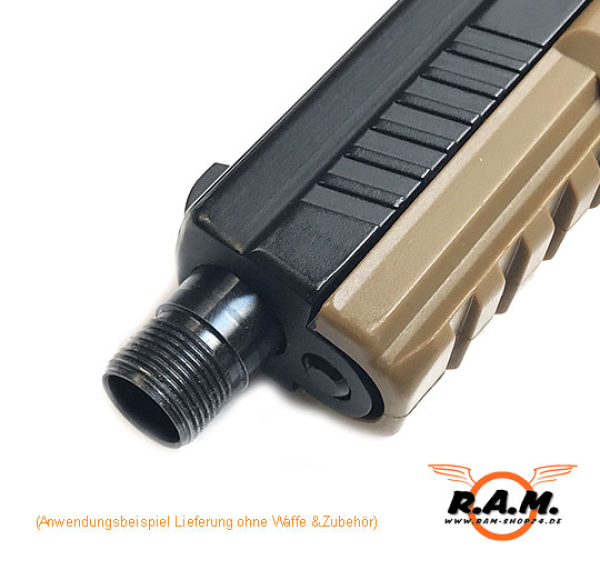 RAM COMBAT Präzisions Stahl Tuninglauf mit Schalldämpfergewinde