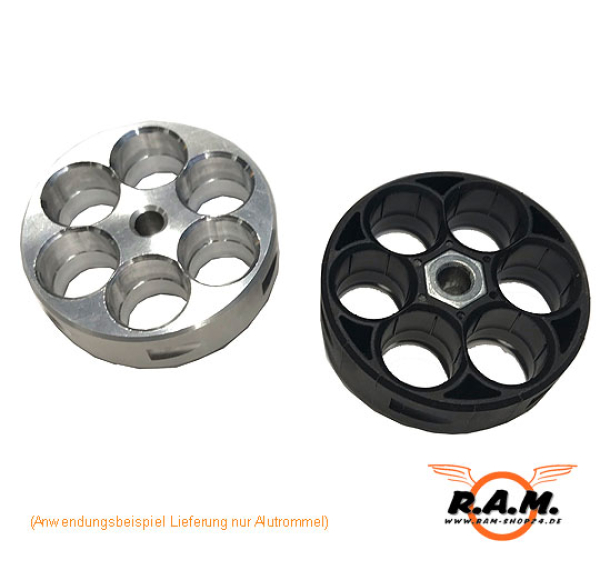 HDR50 Aluminium Tuning Ersatztrommel Silber cal. 0.50