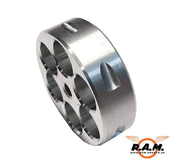HDR50 Aluminium Tuning Ersatztrommel Silber cal. 0.50