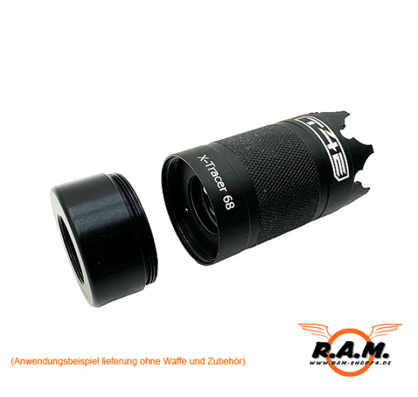 X-Tracer Adapter 0.68 / 7/8" Zoll für Lapco / T15 / First Strike & Baugleiche **NEUHEIT**