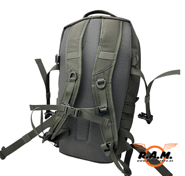 Tasmanian Tiger Essential Pack L, MKII, Rucksack in "IRR stone grey olive" (15L)