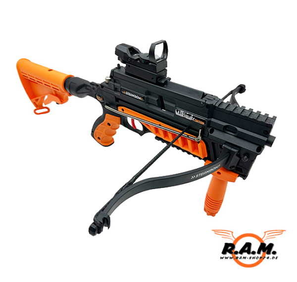 Steambow AR6 Stinger II Tactical ULTIMATE EDITION Bicolor Orange Komplettset