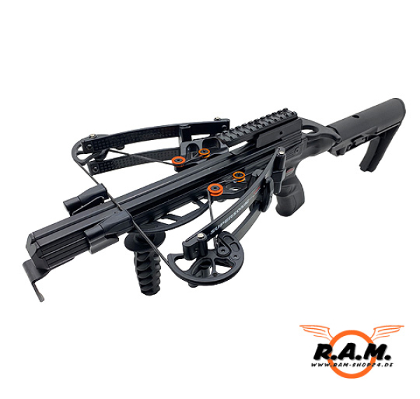 X-BOW FMA Supersonic REV XL - 120 lbs Armbrust Set mit Schaft und 3 Pfeilen