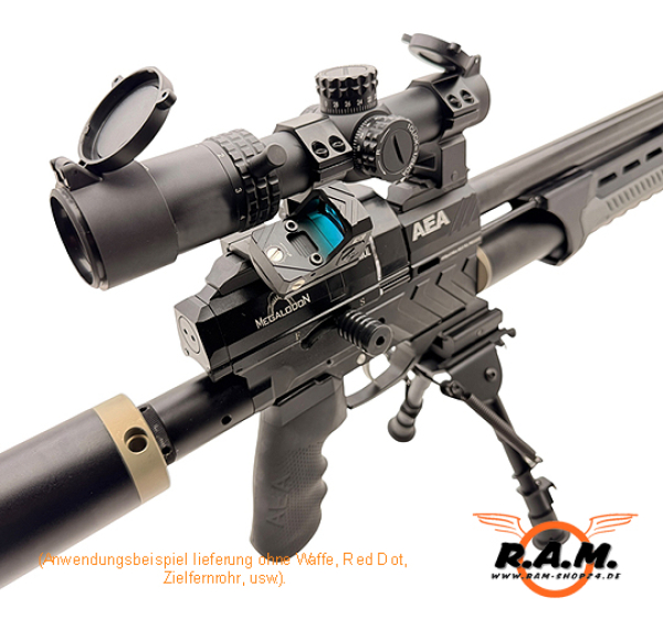 1-5x24 IR Tactical Zielfernrohr beleuchtet – LPVO Scope mit 21mm & 11mm Montage | Rot / Grün Absehen