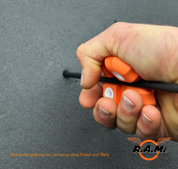 FLEX ARCHERY Pfeilziehhilfe Bolzenziehhilfe Flex Pull 2.0 orange